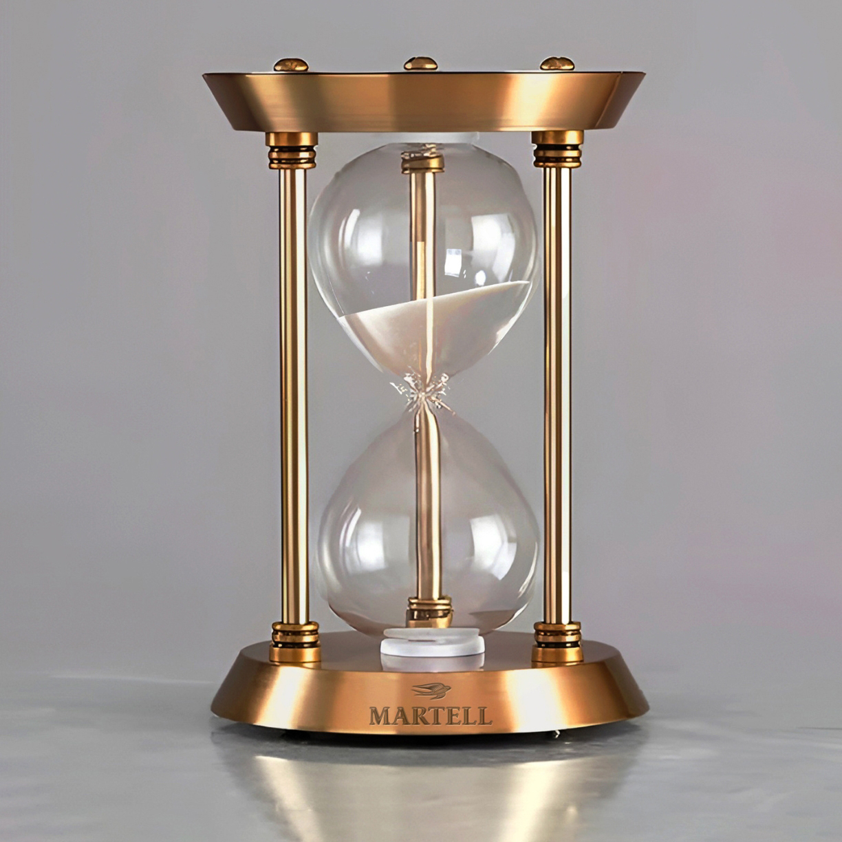 30 Mins Metal Sand Timer Three-Column Hourglass