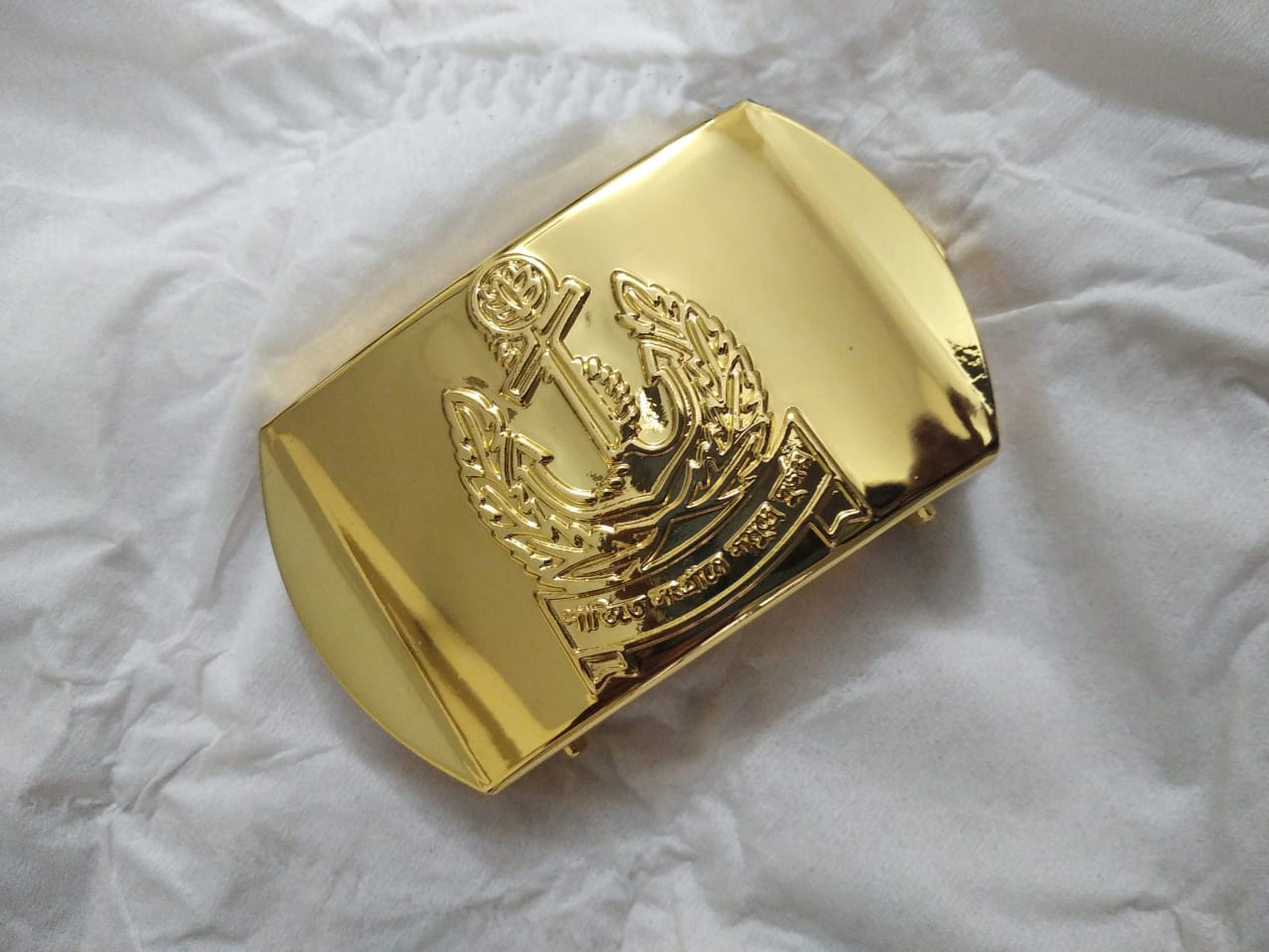 Iron and Copper Material Bangladesh Pakistan Navy Land and Air Force Belt Buckle