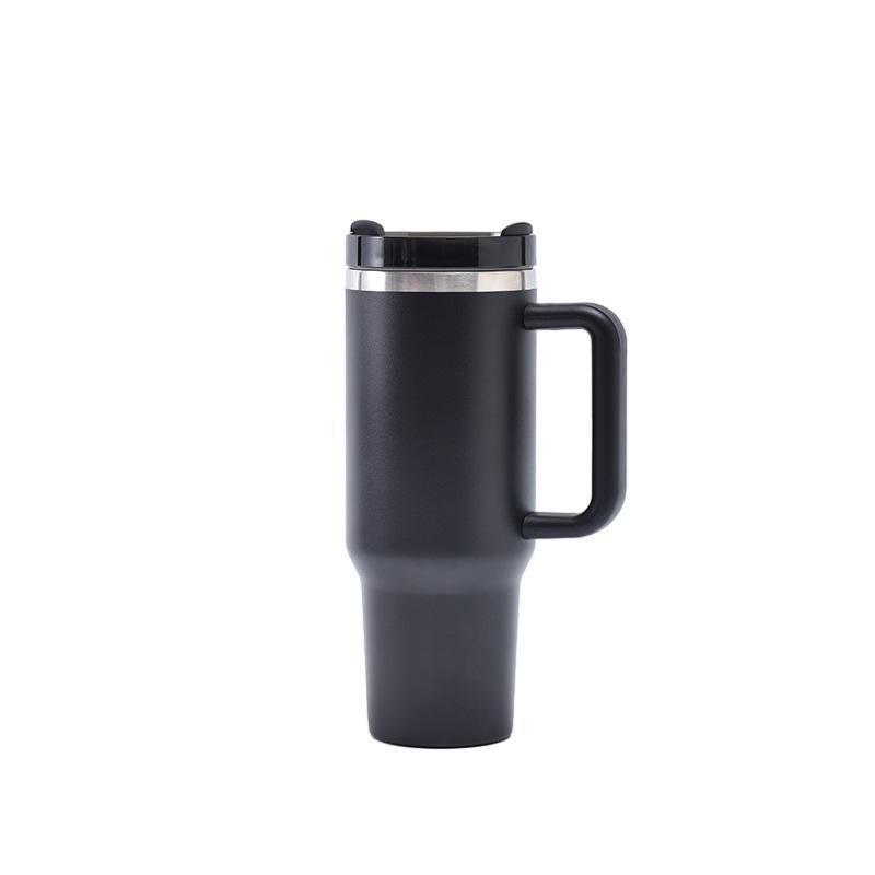 30oz Handle Car Cup, 304 Stainless Steel Double-Layer Insulated Cup, Straw Cup - Image 4