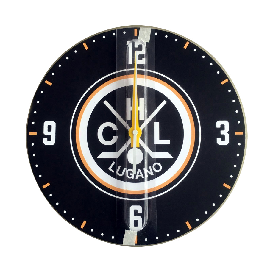 12 inch MDF wall clock home decoration creative density board clock - Image 4